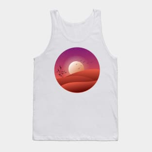 A starry evening desert sunset | Landscape artbyergate Tank Top